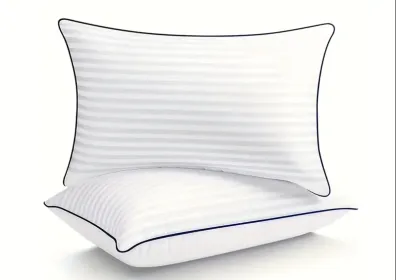 Bed Pillows Stripe, 1pack (Option: 51x71cm)