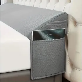 Air Layer Fabric Gap Pillow Diamond-shaped Pocket154x24.5x15cm (Option: Gray)